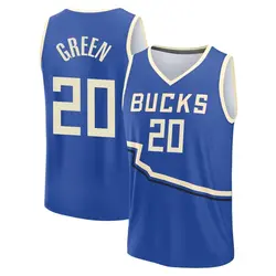 AJ Green Milwaukee Bucks Youth Fast Break Fanatics Royal 2024/25 City Edition Jersey - Green