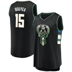 Jamaree Bouyea Milwaukee Bucks Youth Fast Break Jersey - Statement Edition - Black